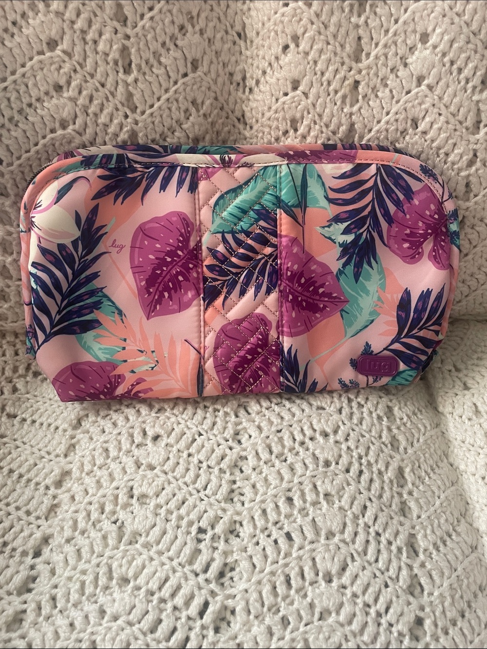 Lug Flash Cosmetic Case Azalea Pink